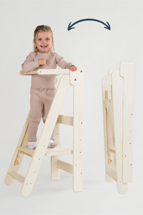Tour d'Apprentissage Pliable EASY Montessori - Naturel