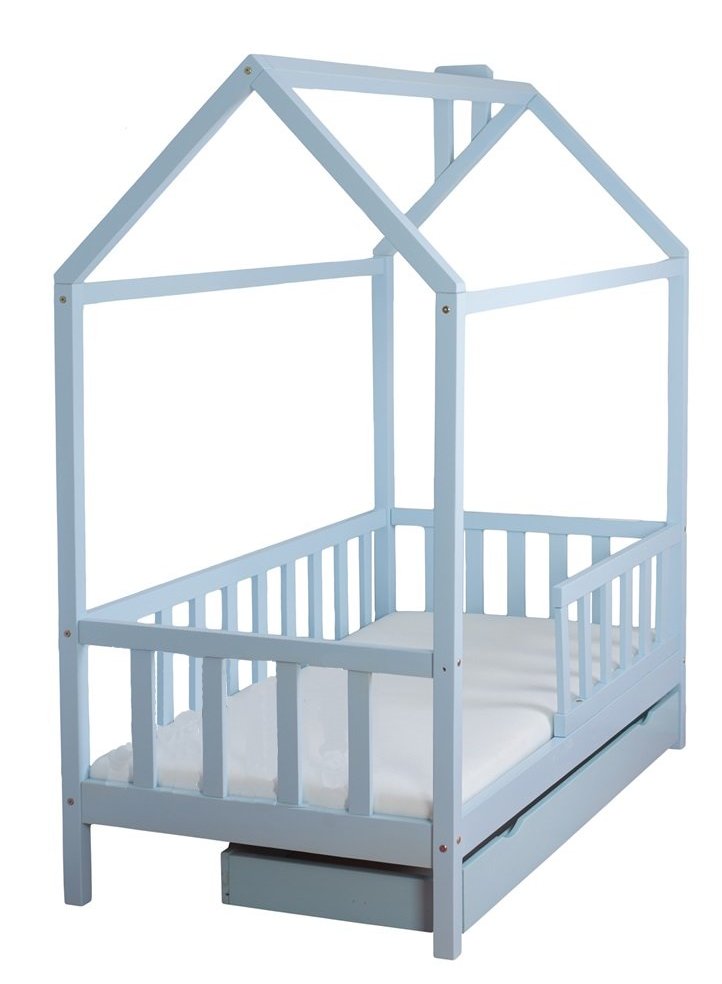 Lit cabane enfant en bois 80x160