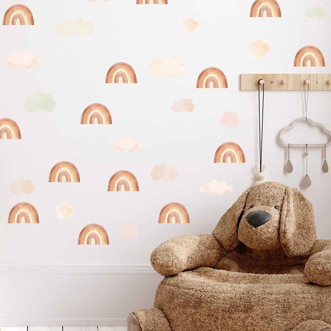 Sticker mini arc-en-ciel beige Pastelowe Love - Wallpapers par Pastelowe Love