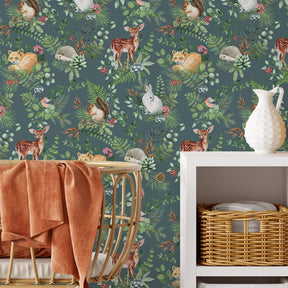 Papier peint vert des bois Pastelowe Love - Wallpapers par Pastelowe Love