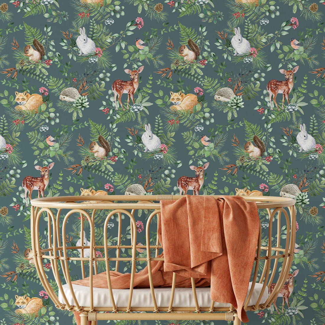 Papier peint vert des bois Pastelowe Love - Wallpapers par Pastelowe Love